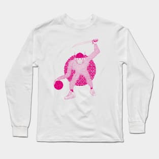 MONKEY VIKING BASKETBALL Long Sleeve T-Shirt